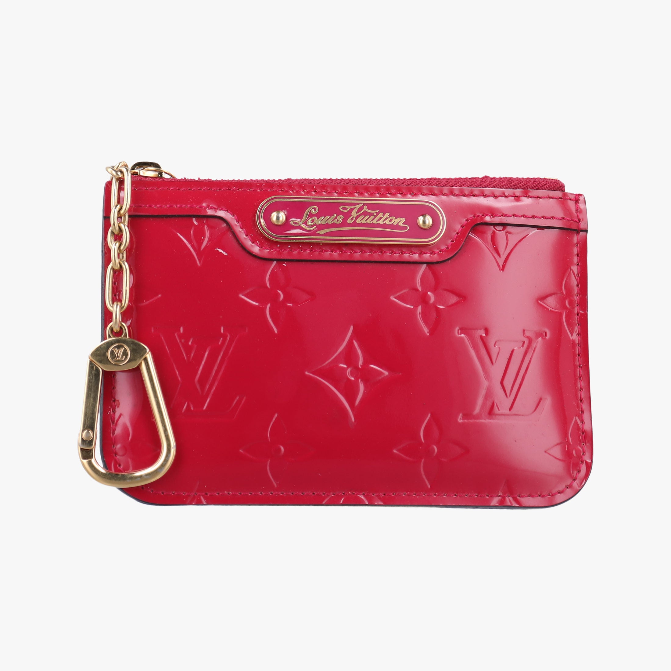 Vintage Louis Vuitton Pochette Cles Pomme d'Amour Vernis M93559 coinpurse | stylenewstar
