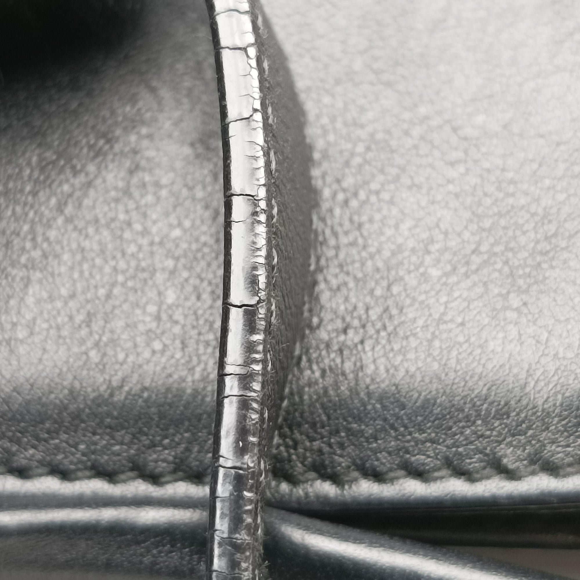 Secondhand Ferragamo Gancini Black Leather  shoulderbag | stylenewstar