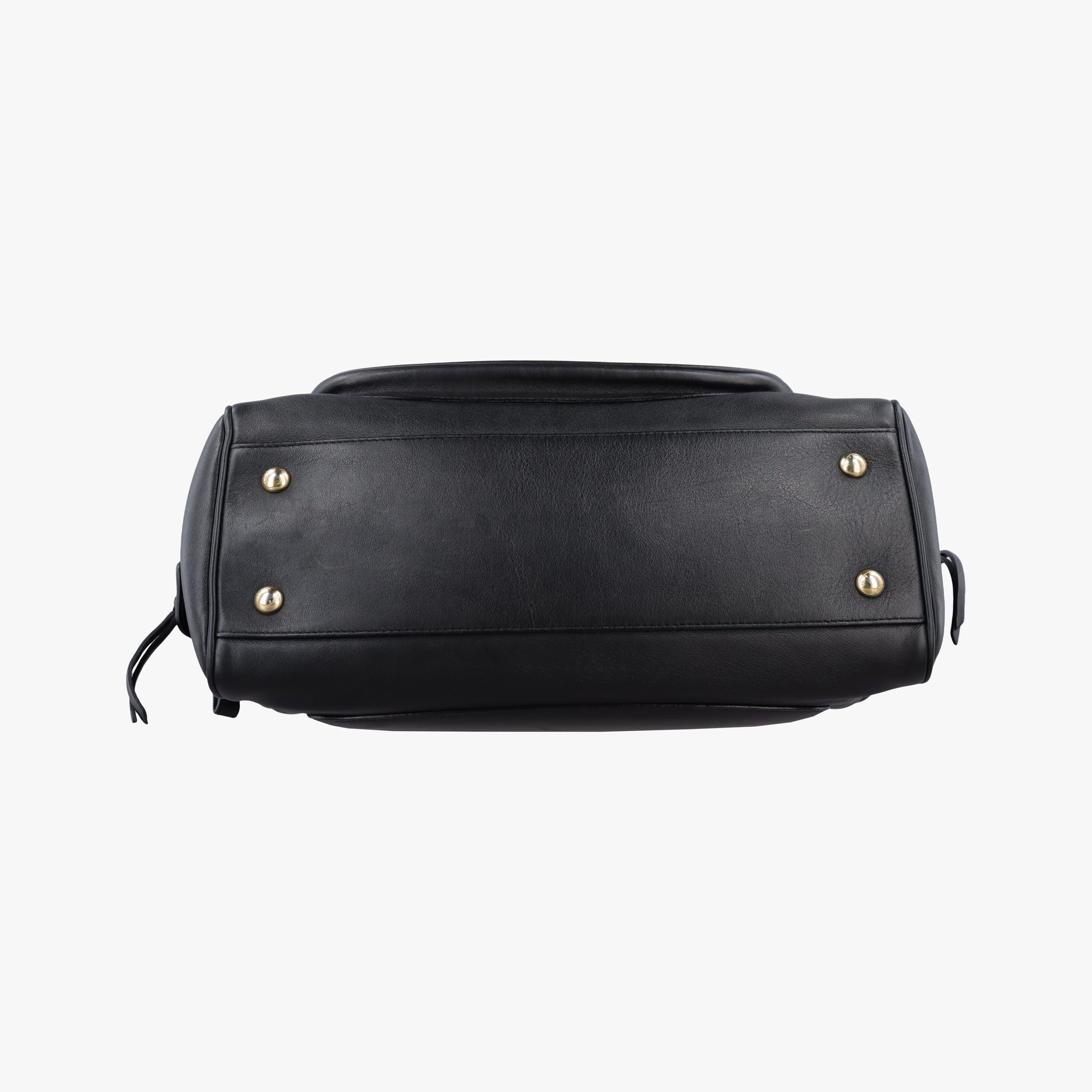 Secondhand Ferragamo Gancini Black Leather  shoulderbag | stylenewstar
