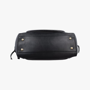 Secondhand Ferragamo Gancini Black Leather  shoulderbag | stylenewstar