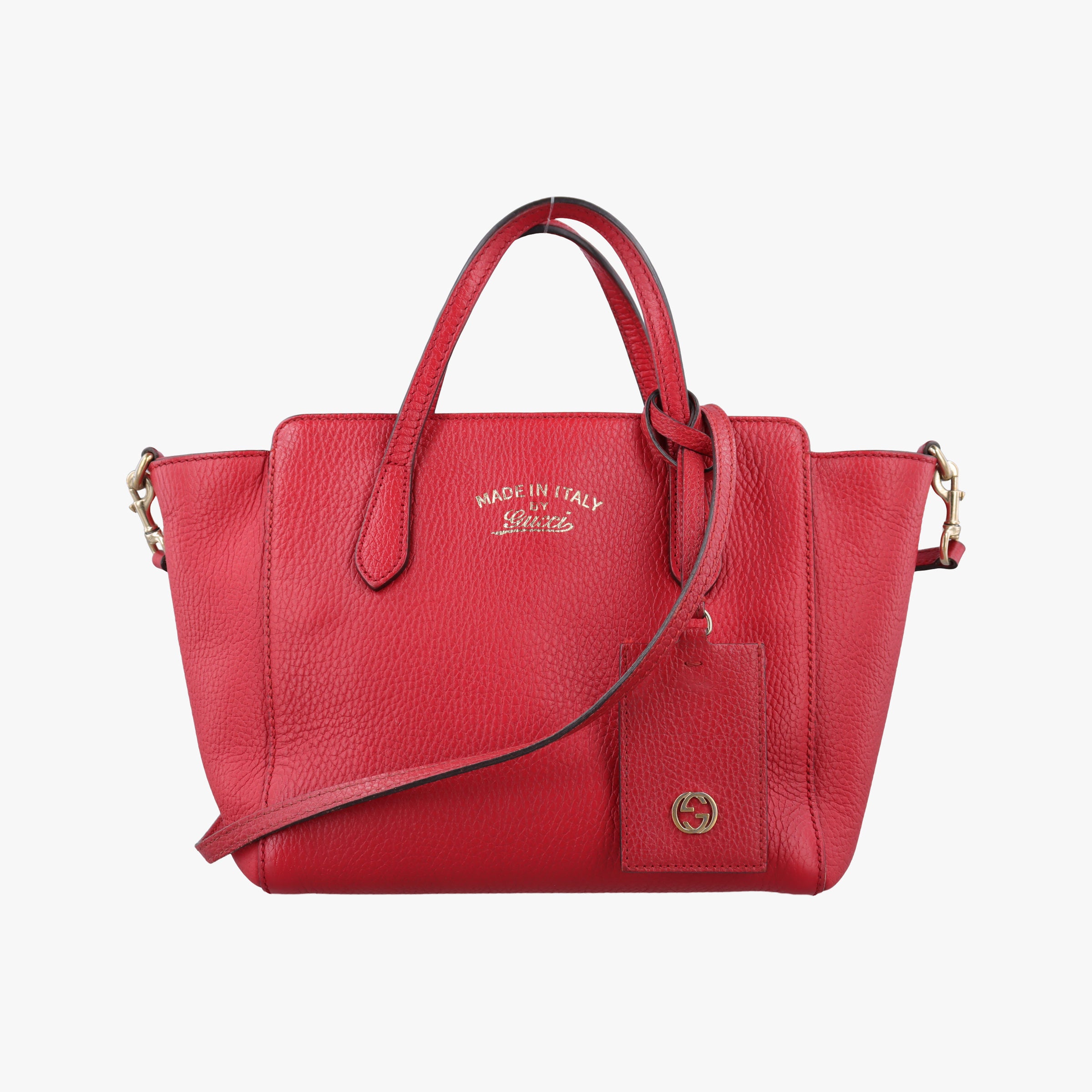 Vintage Gucci Swing Red Leather 368827 shoulderbag | stylenewstar