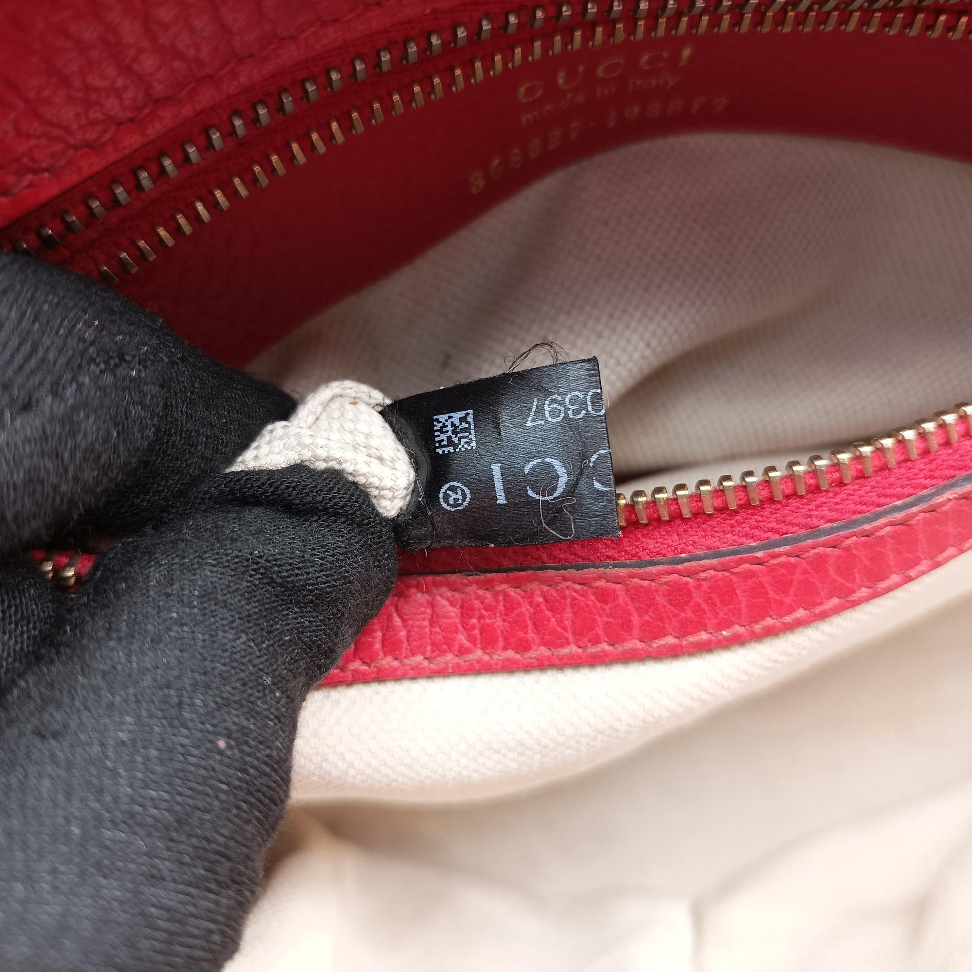 Vintage Gucci Swing Red Leather 368827 shoulderbag | stylenewstar