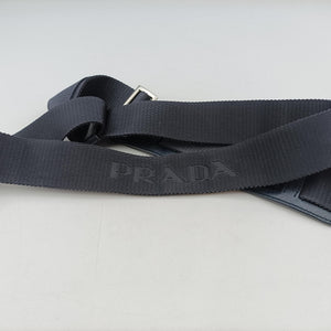 Pre-owned Prada Business Briefcase Navy SAFFIANO Leather 2VE011 shoulderbag | stylenewstar