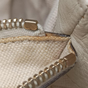 Vintage Gucci Bella Bamboo Tassel fringe White Leather 269945 handbag | stylenewstar