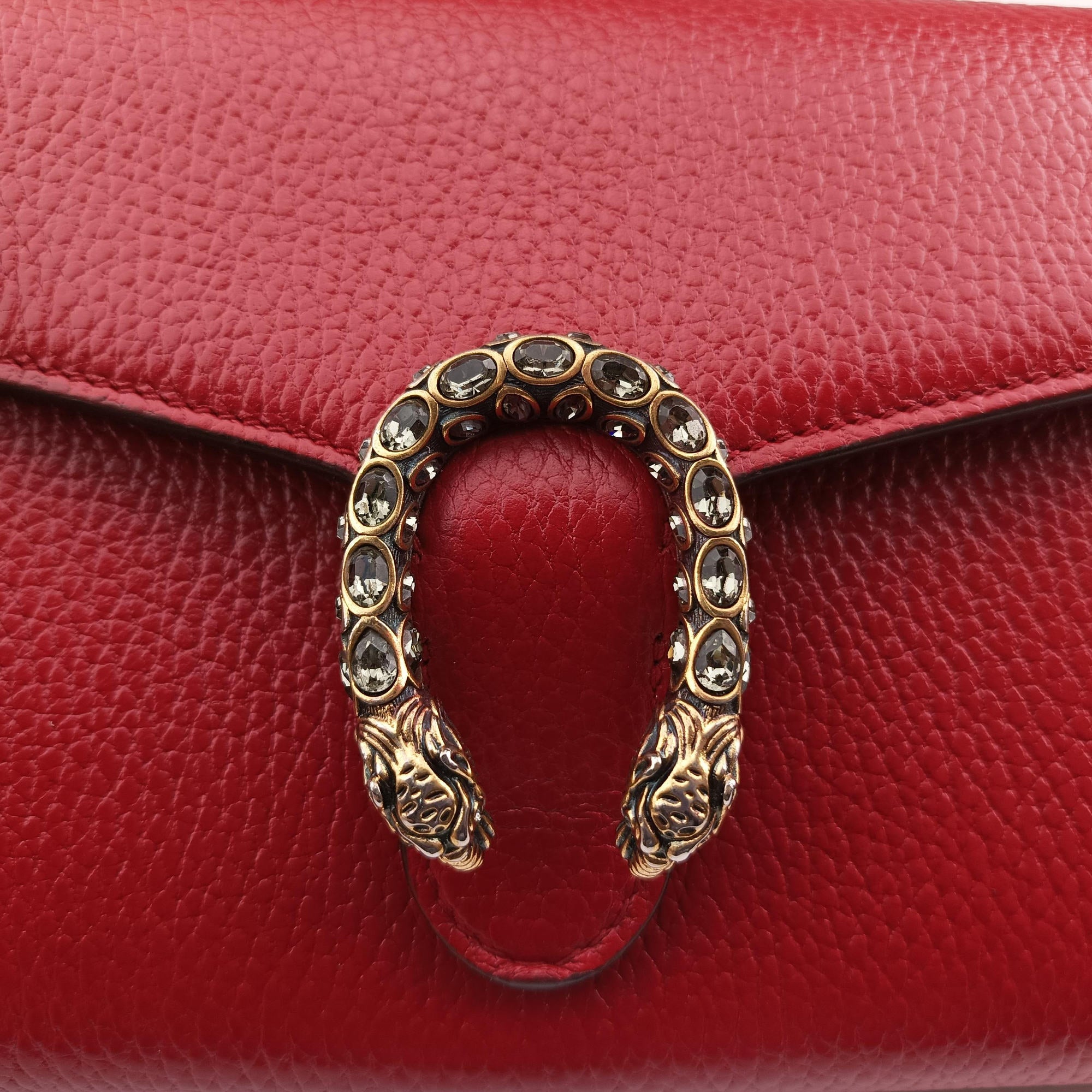 Vintage Gucci Dionysus Red Leather 401231 shoulderbag | stylenewstar