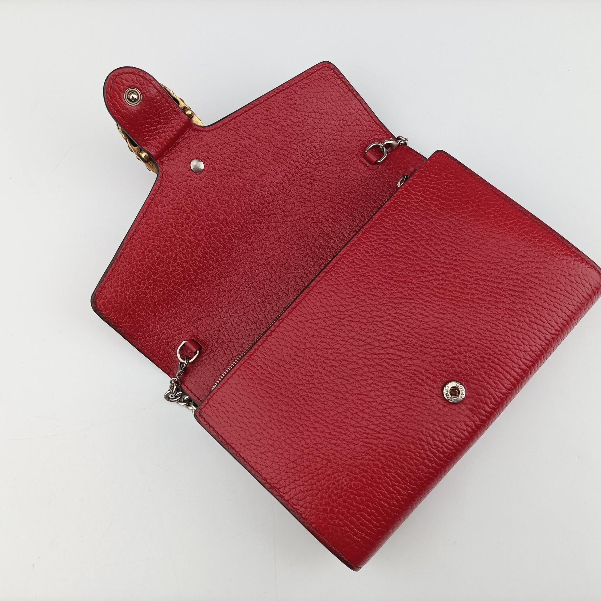 Vintage Gucci Dionysus Red Leather 401231 shoulderbag | stylenewstar