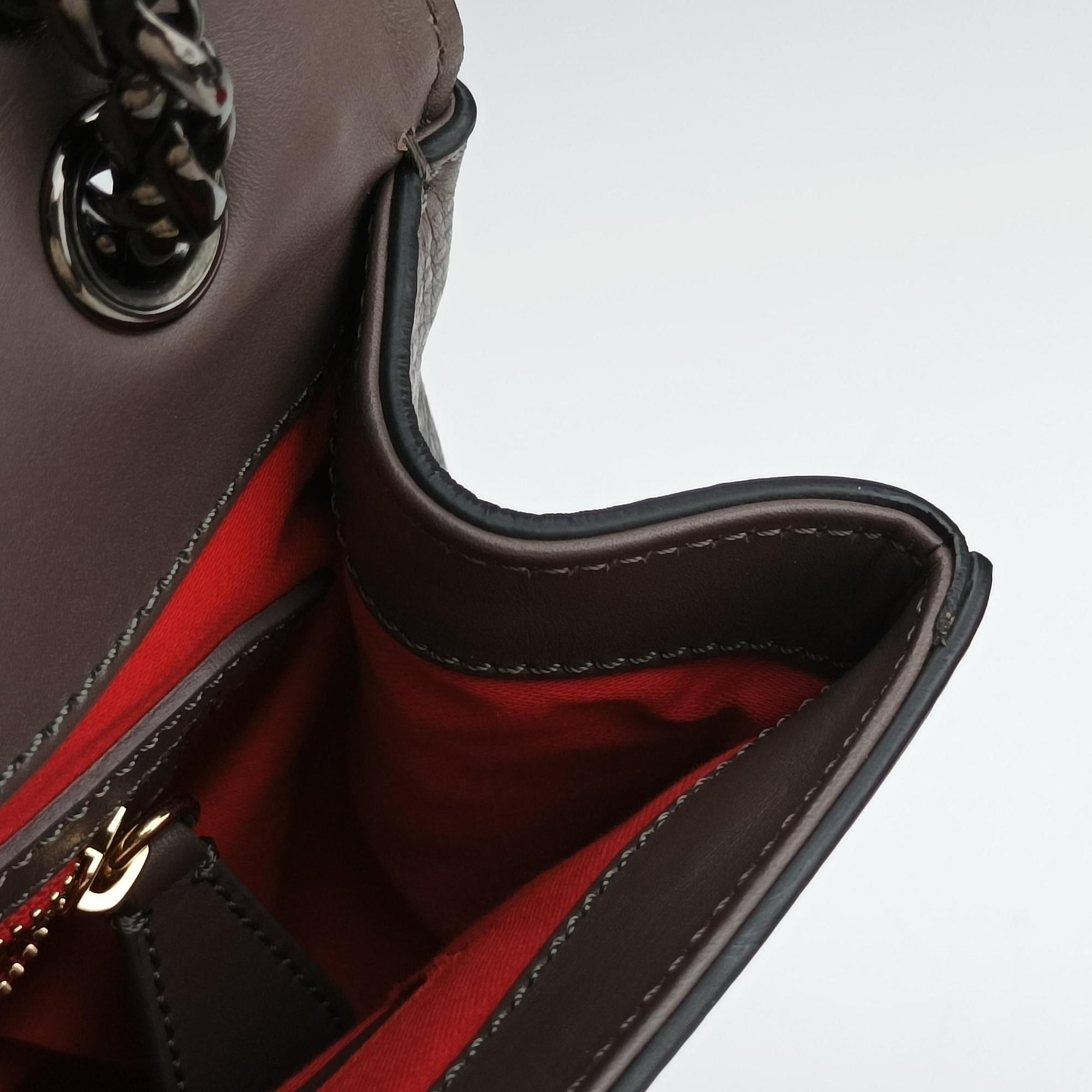 Vintage Christian Louboutin Sweet Charity Brown Leather  shoulderbag | stylenewstar