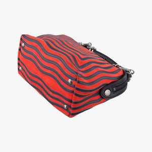 Vintage Fendi Dotcom Click Small Red × Black Suede × Leather 8BN299 shoulderbag | stylenewstar
