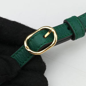 Pre-owned Gucci Blondie Green Leather 698635 shoulderbag | stylenewstar