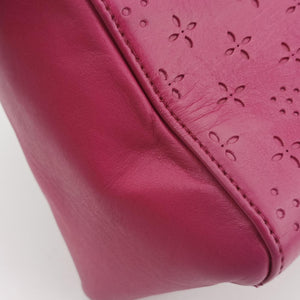 Pre-owned Christian Dior Lady Dior Rose leather  shoulderbag | stylenewstar
