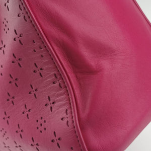 Pre-owned Christian Dior Lady Dior Rose leather  shoulderbag | stylenewstar