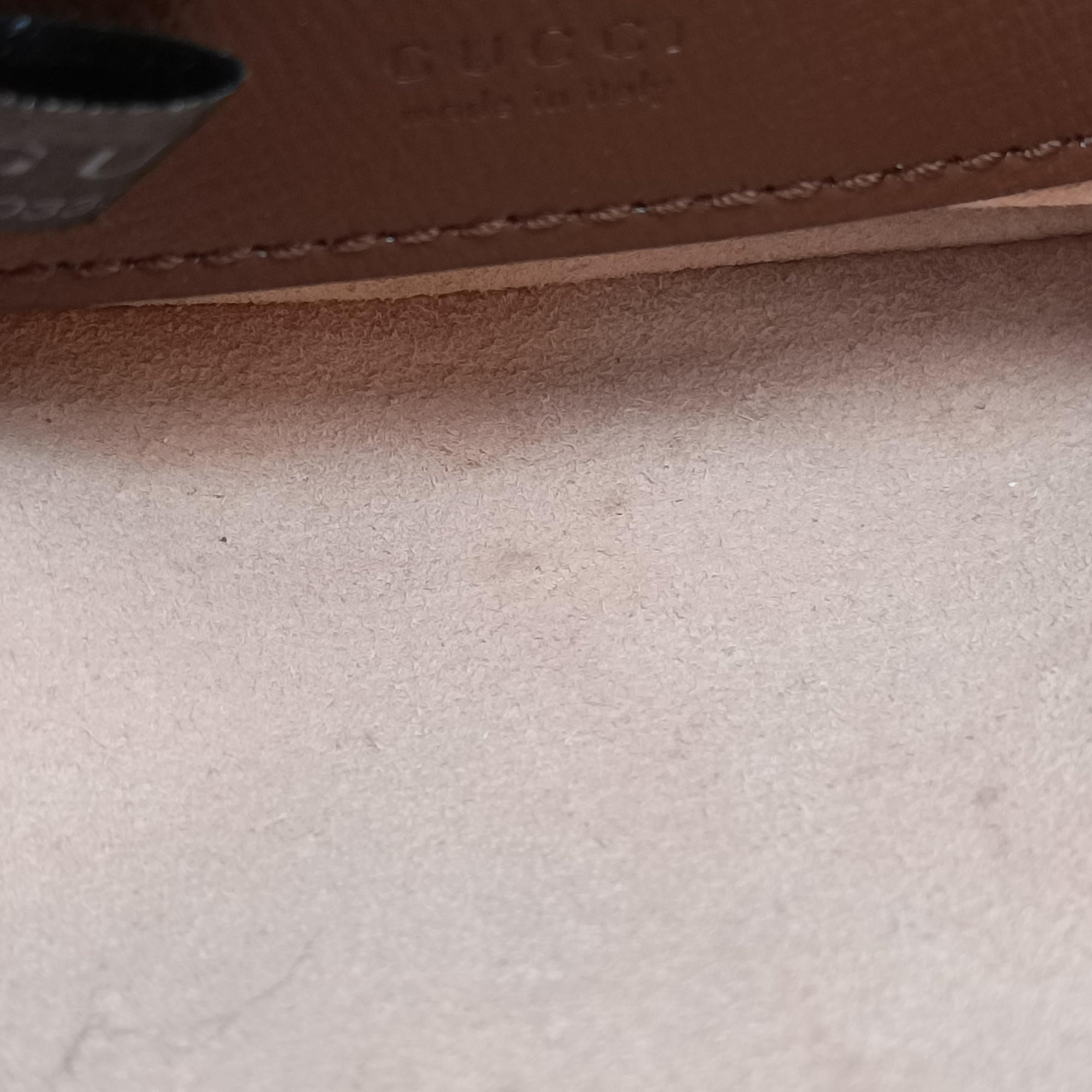 Pre-owned Gucci Jackie 1961 GG Supreme brown x beige x multicolor PVC coated canvas×Leather 637092 shoulderbag | stylenewstar