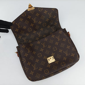Pre-owned Louis Vuitton Pochette Metis MM Brown Monogram Canvas M44875 shoulderbag | stylenewstar