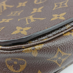 Pre-owned Louis Vuitton Pochette Metis MM Brown Monogram Canvas M44875 shoulderbag | stylenewstar