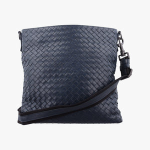 Secondhand Bottega Veneta Intrecciato Navy lambskin  shoulderbag | stylenewstar