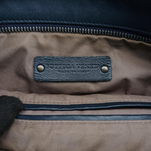 Secondhand Bottega Veneta Intrecciato Navy lambskin  shoulderbag | stylenewstar