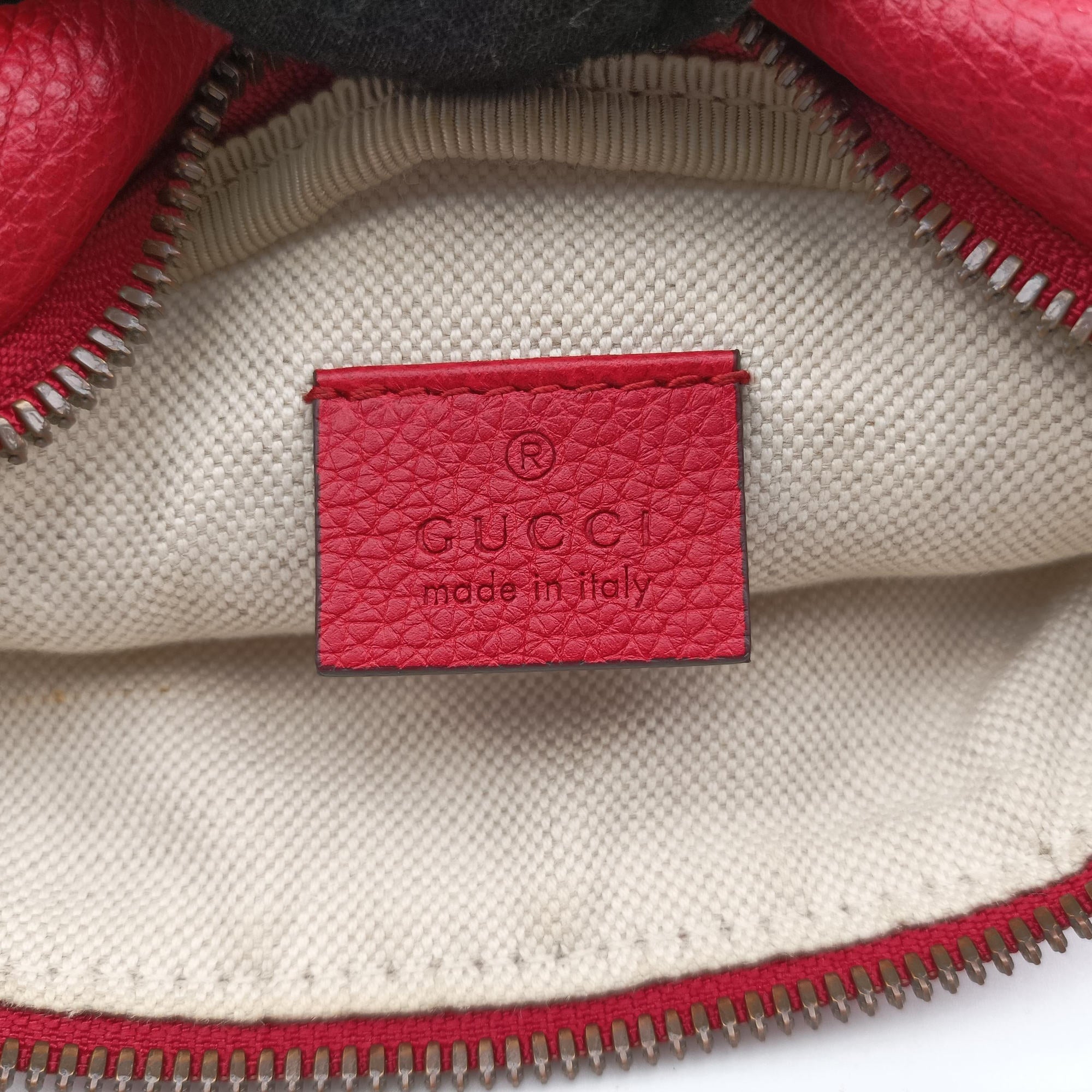 Vintage Gucci Print Red Leather 527792 bum bag/waist bag | stylenewstar