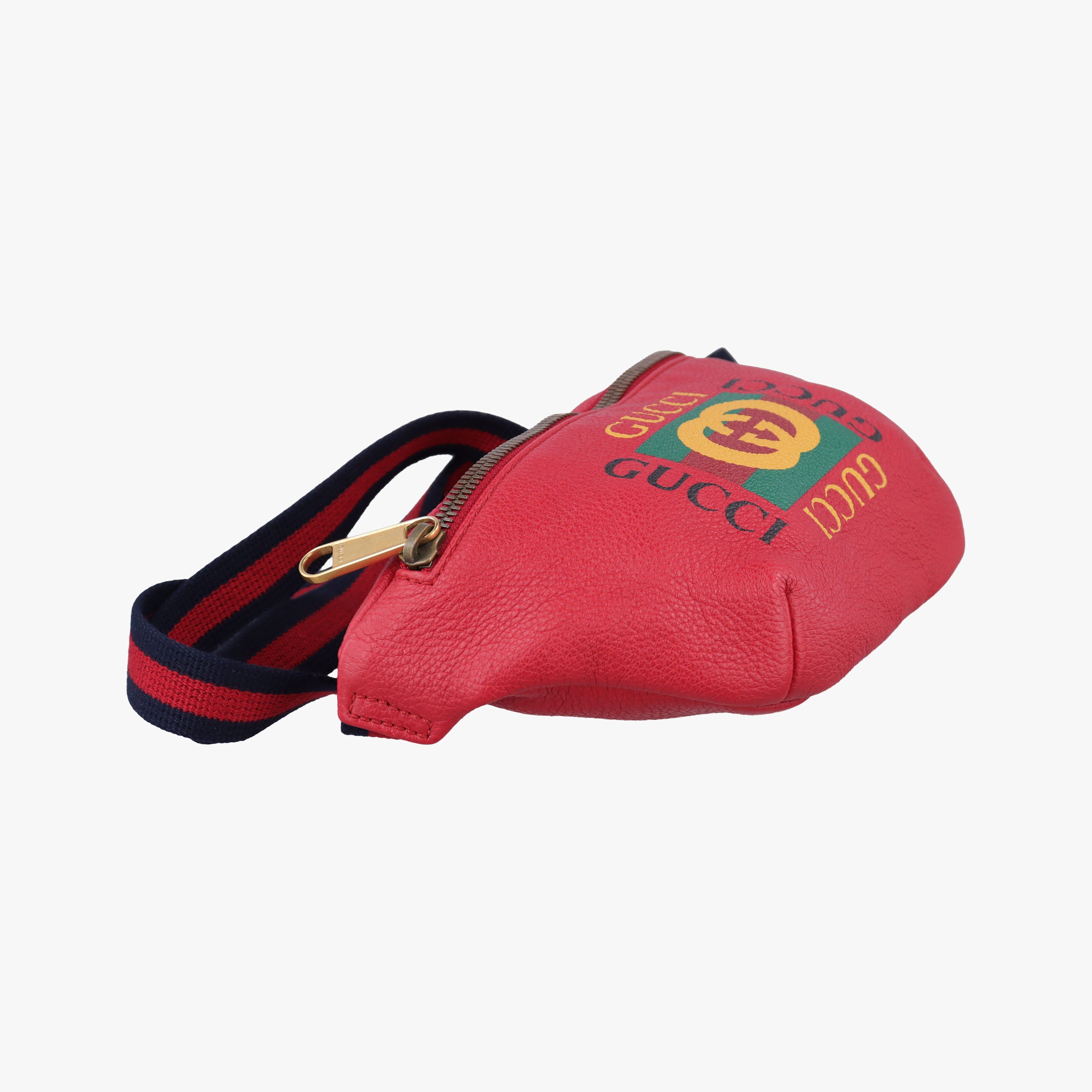 Vintage Gucci Print Red Leather 527792 bum bag/waist bag | stylenewstar