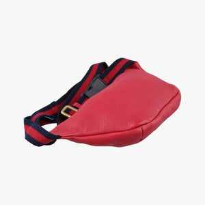 Vintage Gucci Print Red Leather 527792 bum bag/waist bag | stylenewstar