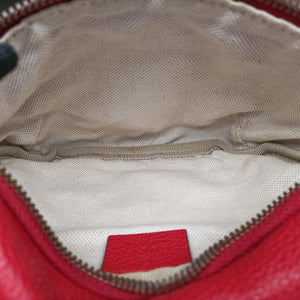 Vintage Gucci Print Red Leather 527792 bum bag/waist bag | stylenewstar