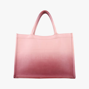 Vintage Christian Dior Book Tote Bag Pink leather  handbag | stylenewstar