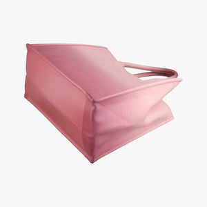 Vintage Christian Dior Book Tote Bag Pink leather  handbag | stylenewstar