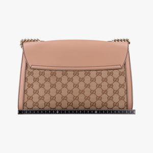 Vintage Gucci Emily Beige×pink canvas×leather 295402 shoulderbag | stylenewstar