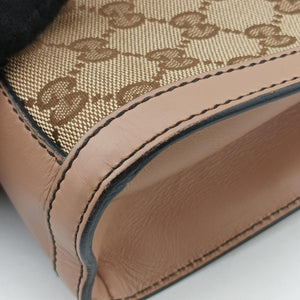 Vintage Gucci Emily Beige×pink canvas×leather 295402 shoulderbag | stylenewstar