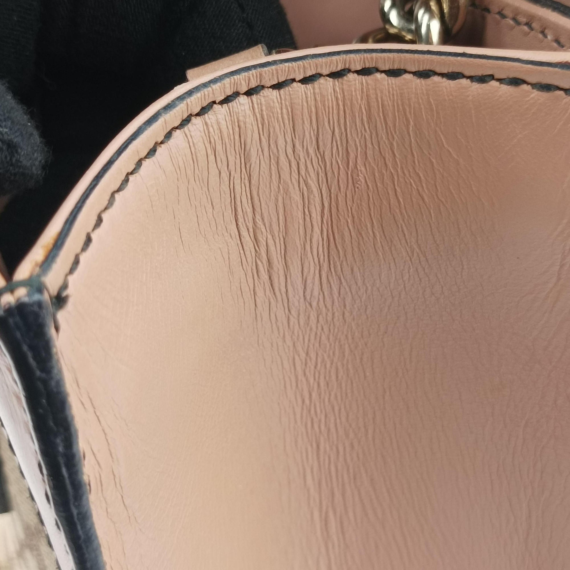 Vintage Gucci Emily Beige×pink canvas×leather 295402 shoulderbag | stylenewstar