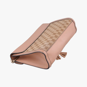 Vintage Gucci Emily Beige×pink canvas×leather 295402 shoulderbag | stylenewstar