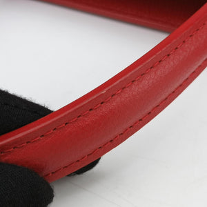 Pre-owned Burberry Title Red Leather  handbag | stylenewstar