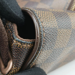 Pre-owned Louis Vuitton BROOKLYN MM EBENE Damier Canvas N51211 shoulderbag | stylenewstar