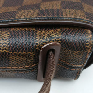 Pre-owned Louis Vuitton BROOKLYN MM EBENE Damier Canvas N51211 shoulderbag | stylenewstar