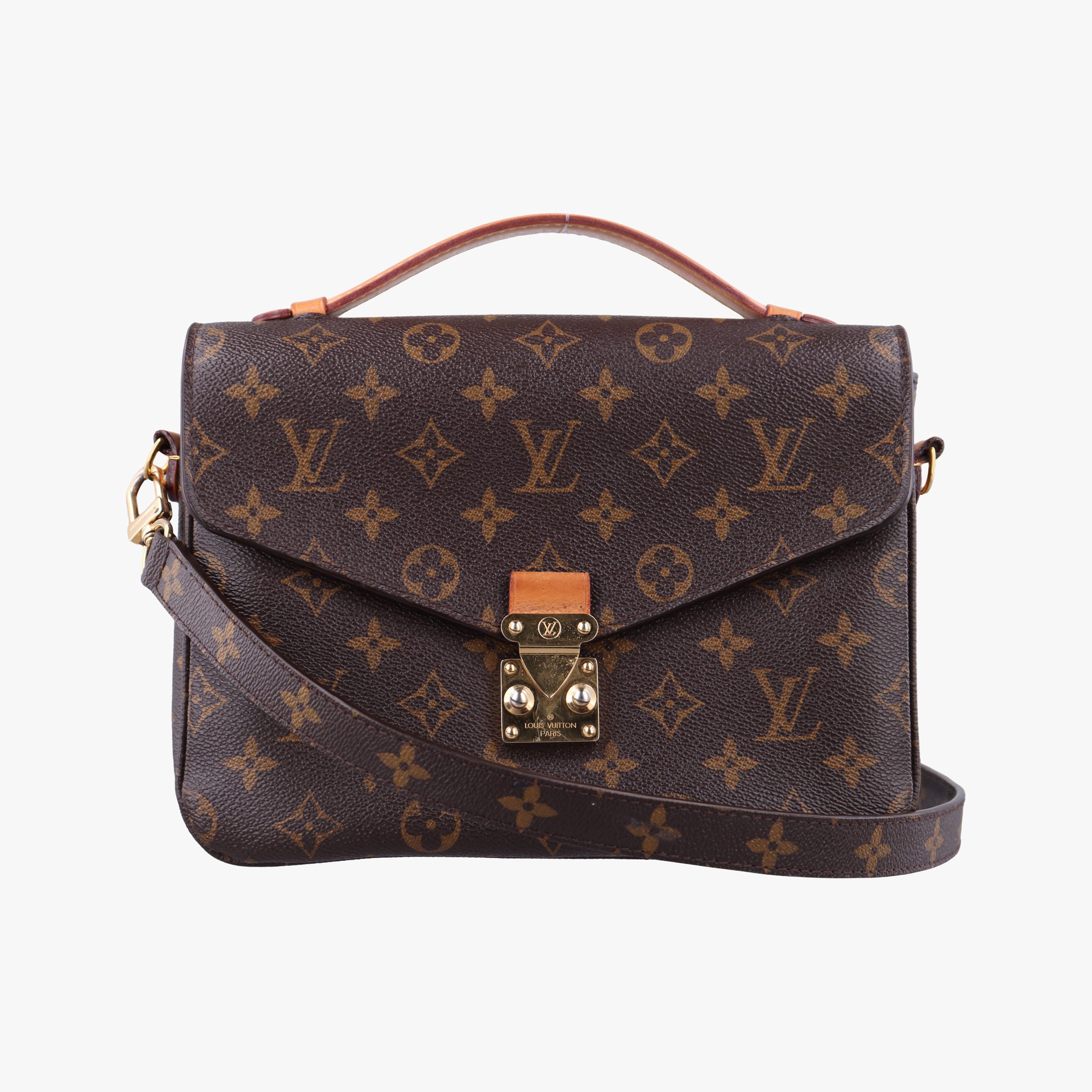 Pre-owned Louis Vuitton Pochette Metis MM Brown Monogram Canvas M44875 shoulderbag | stylenewstar