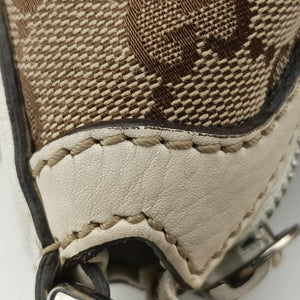 Pre-owned Gucci GG Hobo Brown canvas 232950 shoulderbag | stylenewstar