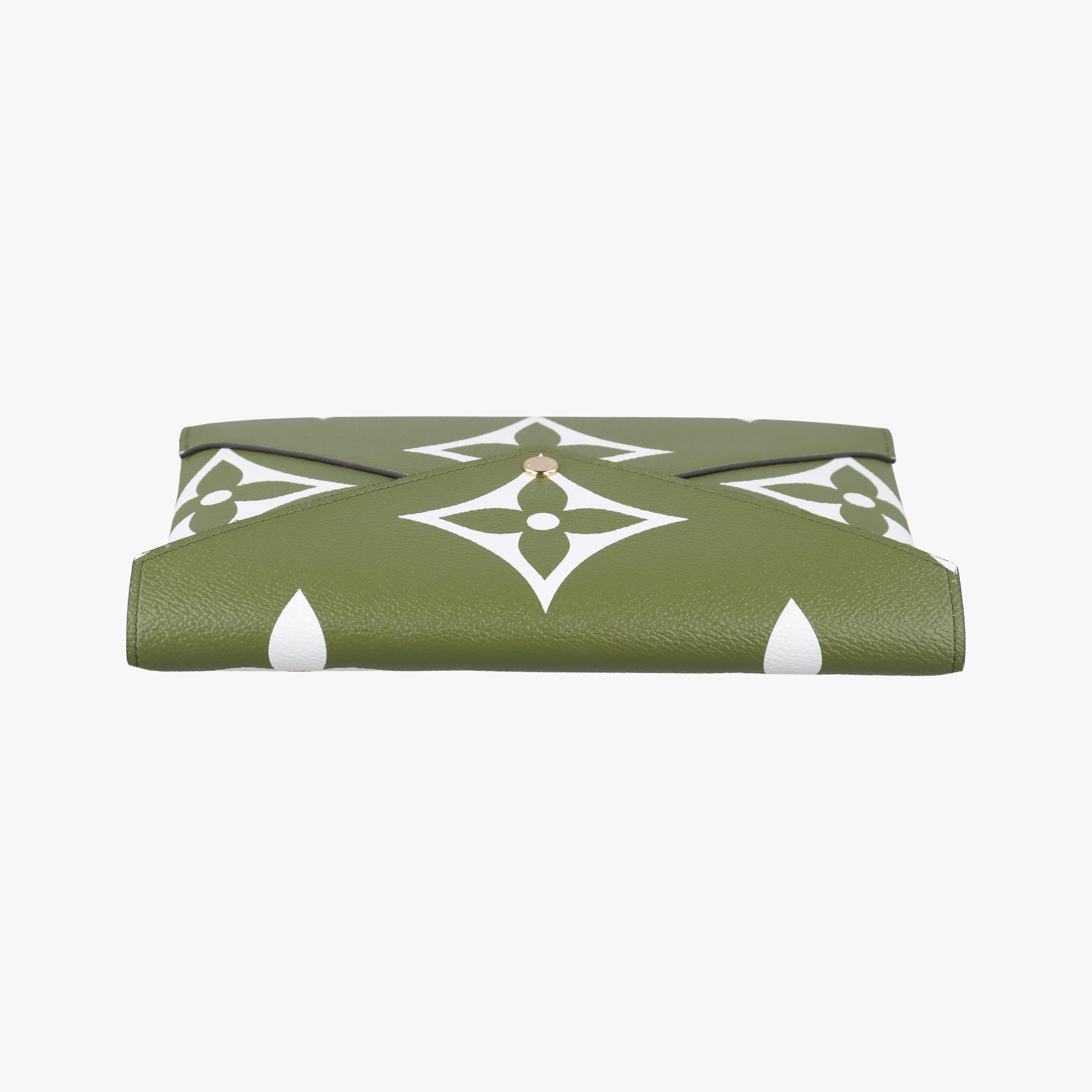Pre-owned Louis Vuitton Pochette Kirigami Green×Multicolor Monogram Giant M67600 clutchbag | stylenewstar