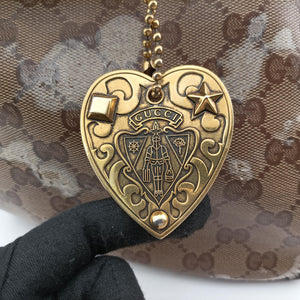 Secondhand Gucci Babushka Multicolour PVC coated canvas 207775 handbag | stylenewstar