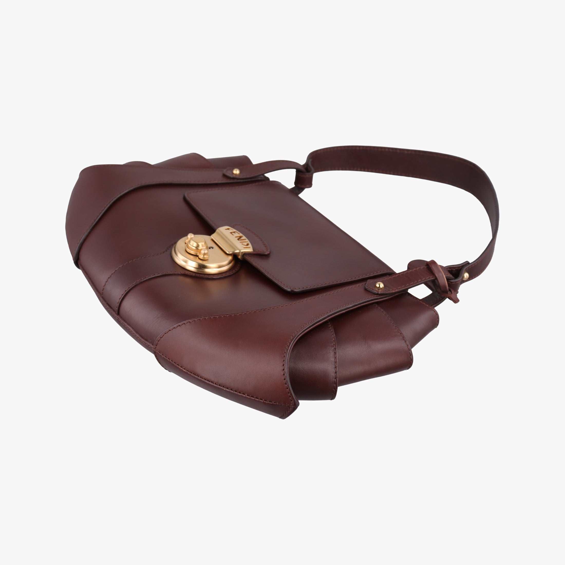 Secondhand Fendi Borsa Brown Leather 8BR423 shoulderbag | stylenewstar