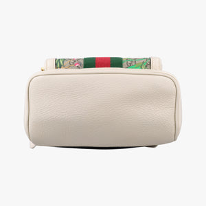 Pre-owned Gucci Ophidia Flora Multicolour PVC coated canvas×Leather 547965 backpack/rucksack | stylenewstar