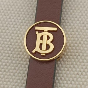 Pre-owned Burberry Anne Beige×Brown Canvas×Leather  shoulderbag | stylenewstar
