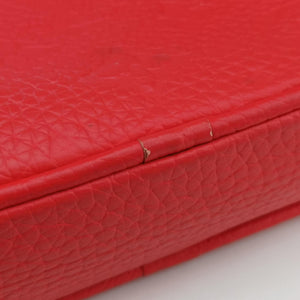 Pre-owned Louis Vuitton Pochette Volga Red Monogram Empreinte M53555 clutchbag | stylenewstar