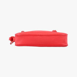 Pre-owned Louis Vuitton Pochette Volga Red Monogram Empreinte M53555 clutchbag | stylenewstar