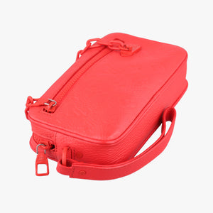 Pre-owned Louis Vuitton Pochette Volga Red Monogram Empreinte M53555 clutchbag | stylenewstar