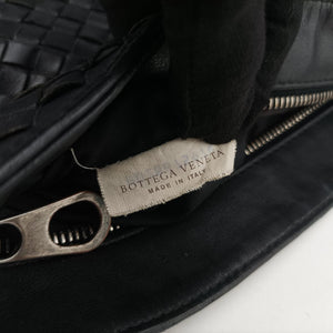 Vintage Bottega Veneta Intrecciato Black lambskin  shoulderbag | stylenewstar