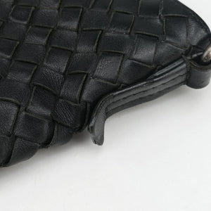 Vintage Bottega Veneta Intrecciato Black lambskin  shoulderbag | stylenewstar