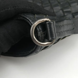 Vintage Bottega Veneta Intrecciato Black lambskin  shoulderbag | stylenewstar