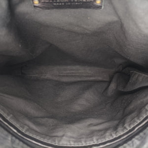 Vintage Bottega Veneta Intrecciato Black lambskin  shoulderbag | stylenewstar