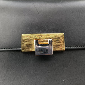 Pre-owned Balenciaga Le Dix Cartable Black leather  shoulderbag | stylenewstar