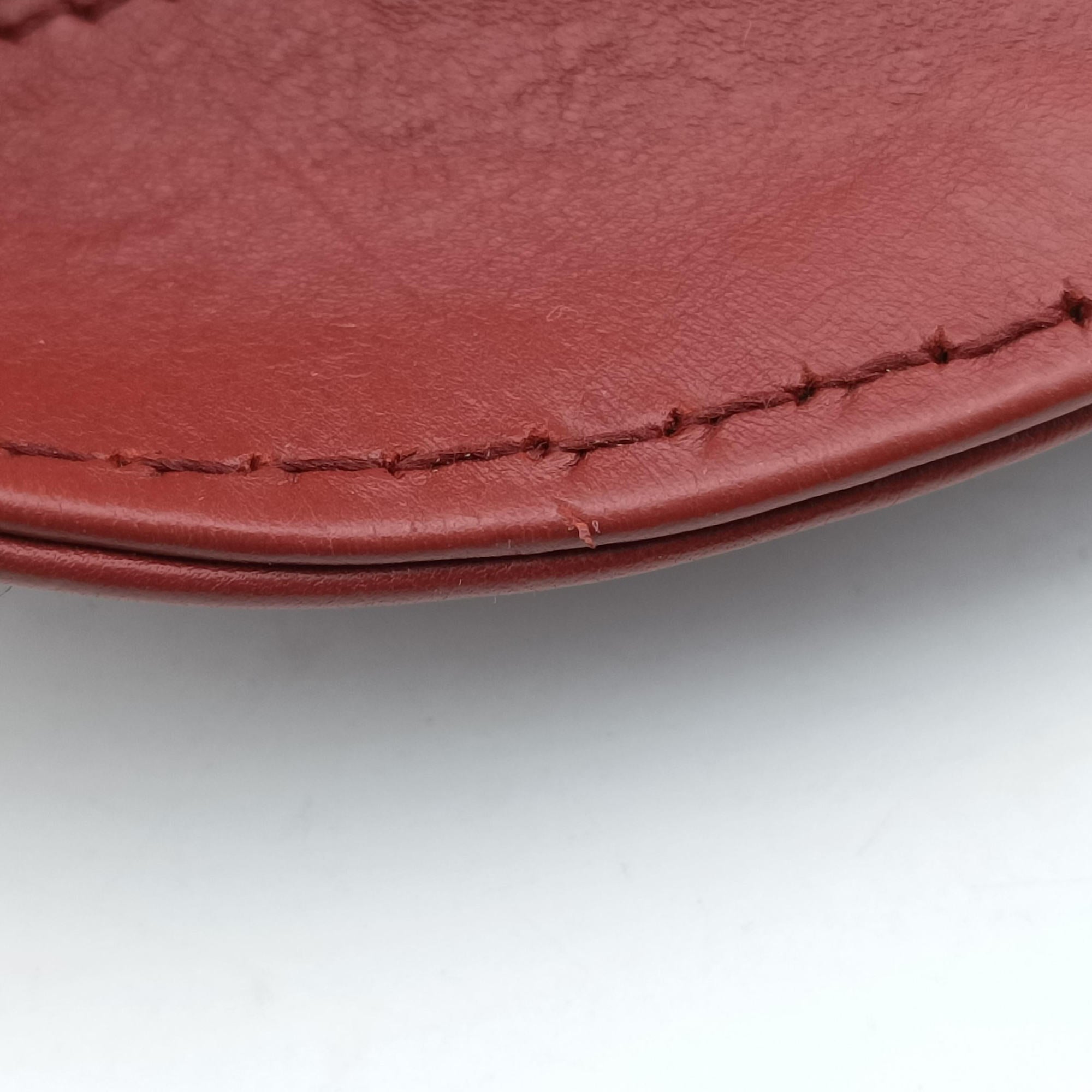 Secondhand Gucci Soft Stirrup Burgundy Leather 296856 shoulderbag | stylenewstar