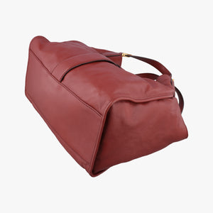 Secondhand Gucci Soft Stirrup Burgundy Leather 296856 shoulderbag | stylenewstar